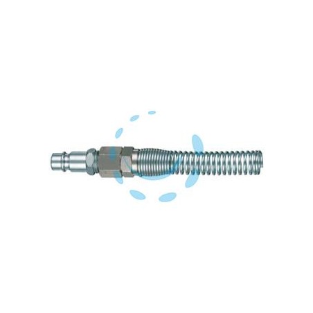 INNESTO RAPIDO CON MOLLA - per tubo ø mm.6X8 art.63MF