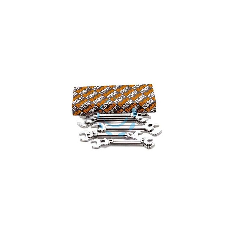 CHIAVI A FORCHETTA CROMATE ART.55/S - ART.55/S8 in serie pz.8 da 6x7 a 20x22 in scat.