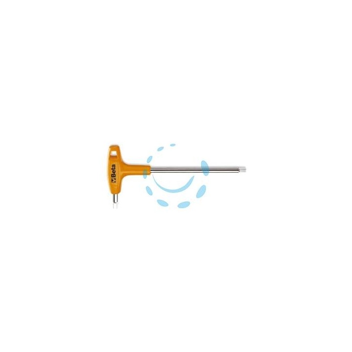 CHIAVI ESAGONALI CON IMPUGNATURA A "T" CROMATE ART.96/T - mm. 8