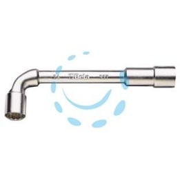 CHIAVI A PIPA DOPPIE ESAGONALI-POLIGONALI CROMATE ART.937 - mm.15x15