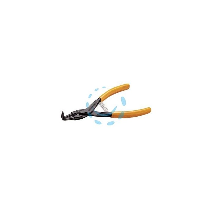 PINZA CON MOLLA BECCHI PIEGATI PER ANELLI ART.1038 - mm.135x0.9