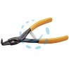 PINZA CON MOLLA BECCHI PIEGATI PER ANELLI ART.1038 - mm.135x0.9