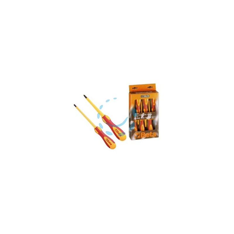 GIRAVITI ISOLATI 1000V IN SERIE PZ.6 ART.1273MQ/D6 