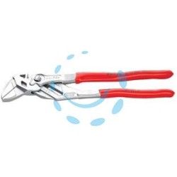 PINZA CHIAVE BECCHI LISCI CROMATE - mm.125 - per dadi fino a mm.23