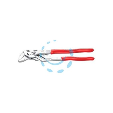 PINZA CHIAVE BECCHI LISCI CROMATE - mm.180 - becchi stretti - per dadi fino a mm.40