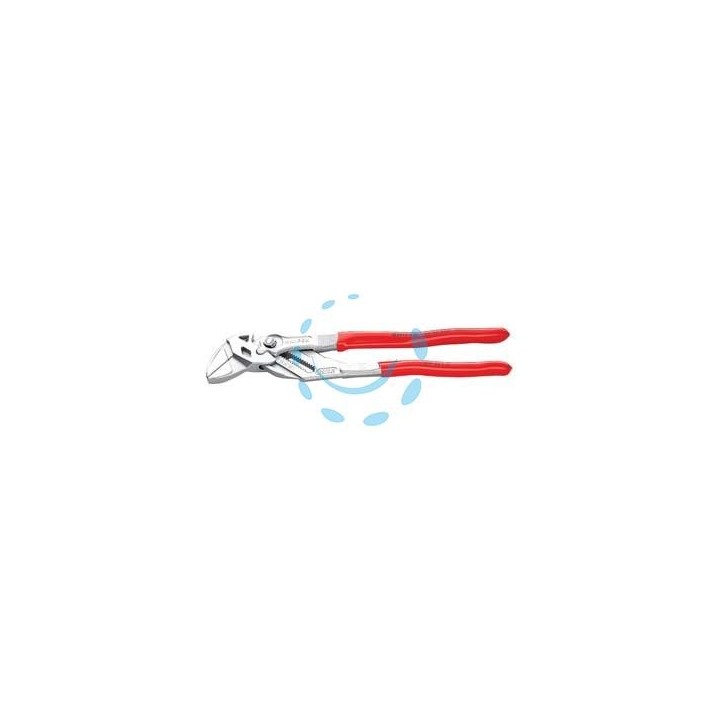 PINZA CHIAVE BECCHI LISCI CROMATE - mm.180 - becchi stretti - per dadi fino a mm.40