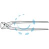 TENAGLIE PER FERRAIOLI E CEMENTISTI ZINCATA LUCIDA DIN ISO 9242 - mm.250