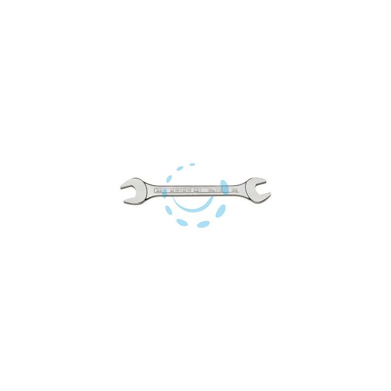 CHIAVE A FORCHETTA CROMATA DOPPIA FISSA -mm.25x28