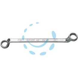 CHIAVE POLIGONALE CROMATA DOPPIA CURVA -mm.24x26