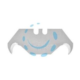 LAME DI RICAMBIO A UNCINO PER COLTELLI - mm.50x18x0,63 scatola da pz.10 (2-11-983)