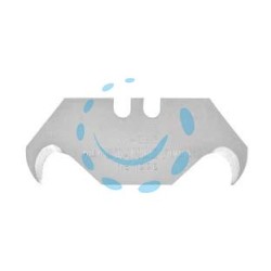 LAME DI RICAMBIO A UNCINO PER COLTELLI - mm.50x18x0,63 scatola da pz.10 (2-11-983)