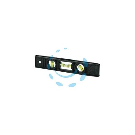 LIVELLA IN MATERIALE SINTETICO TORPEDO - cm.20 3 bolle (0-42-294)