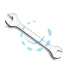 CHIAVE A FORCHETTA DOPPIA FISSA PROFESSIONALE - mm.14x15