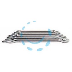 CHIAVE A FORCHETTA DOPPIA FISSA IN SERIE PROFESSIONALE in serie pz.8 da 6x7 a mm.20x22
