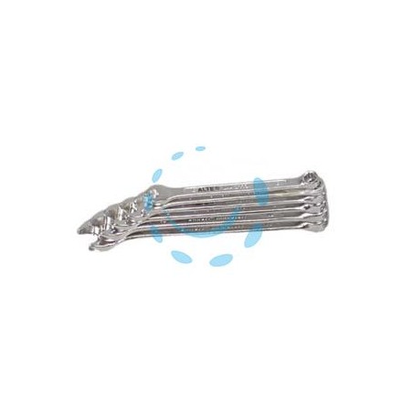 CHIAVE COMBINATA IN SERIE - in serie pz.6 da 6x6 a mm.17x17