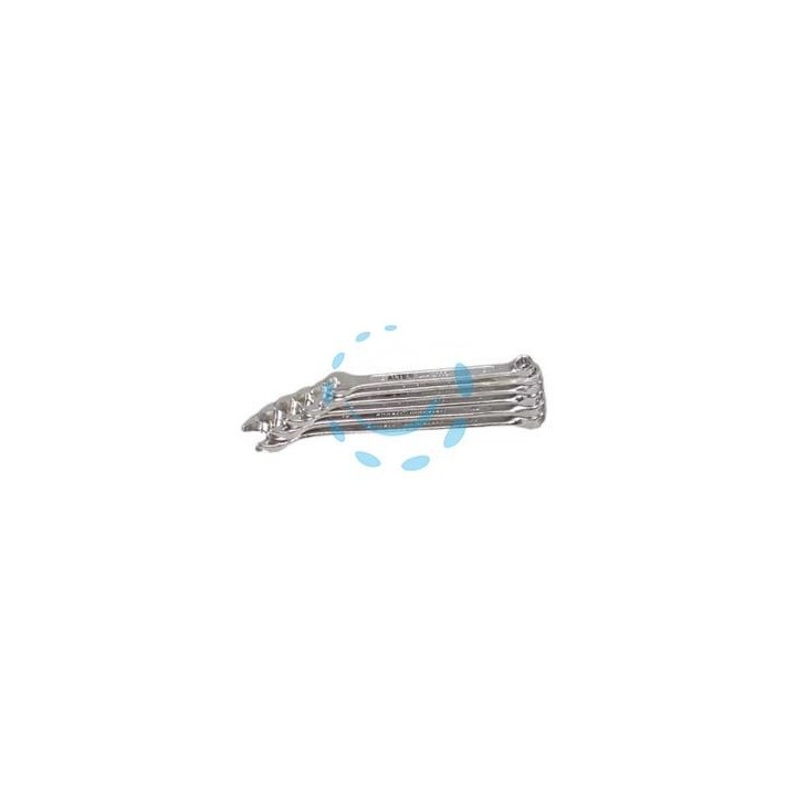 CHIAVE COMBINATA IN SERIE - in serie pz.8 da 8x8 a mm.19x19