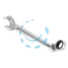 CHIAVE COMBINATA A CRICCHETTO A SNODO SERIE PZ.6 CR-V - in serie da pz.6 da 8x8 a 19x19