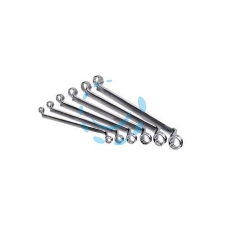CHIAVE POLIGONALE DOPPIA IN SERIE PROFESSIONALE - in serie pz.12 da 6x7 a mm.30x32