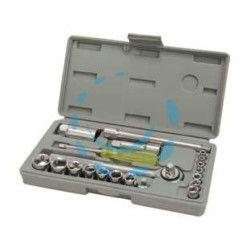 CHIAVI A BUSSOLA DA 3/8" E 1/4" IN SERIE 21 PEZZI 