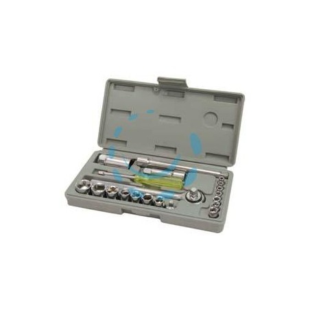 CHIAVI A BUSSOLA DA 3/8" E 1/4" IN SERIE 21 PEZZI 