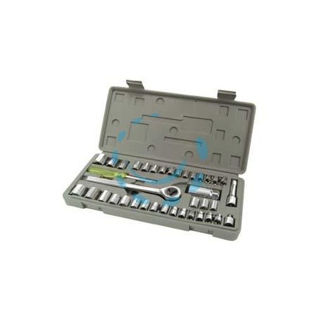 CHIAVI A BUSSOLA DA 3/8" E 1/4" IN SERIE 40 PEZZI 