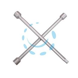 CHIAVE A CROCE PER DADI RUOTE - mm.17-19-22-1/2"