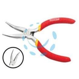 PINZA MINI BECCHI MEZZI TONDI PIEGATI MM.110 