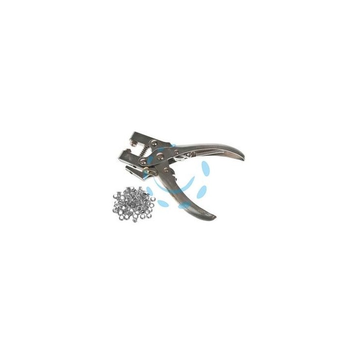 PINZA OCCHIELLATRICE PROFESSIONALE CON OCCHIELLI - mm.170