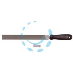 LIME PIATTE PARALLELE CON MANICO PLASTICA - 10" mm.250 taglio mezzo dolce