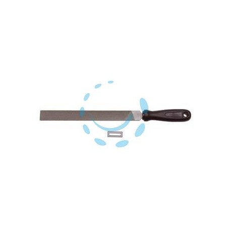 LIME PIATTE PARALLELE CON MANICO PLASTICA - 8" mm.200 taglio bastardo