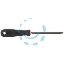 LIME A TRIANGOLO BORDI VIVI SOTTILI CON MANICO IN PLASTICA - 4" mm.100