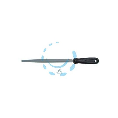 LIME TRIANGOLARI A BORDI VIVI REGOLARICON MANICO IN PLASTICA - 4" mm.100