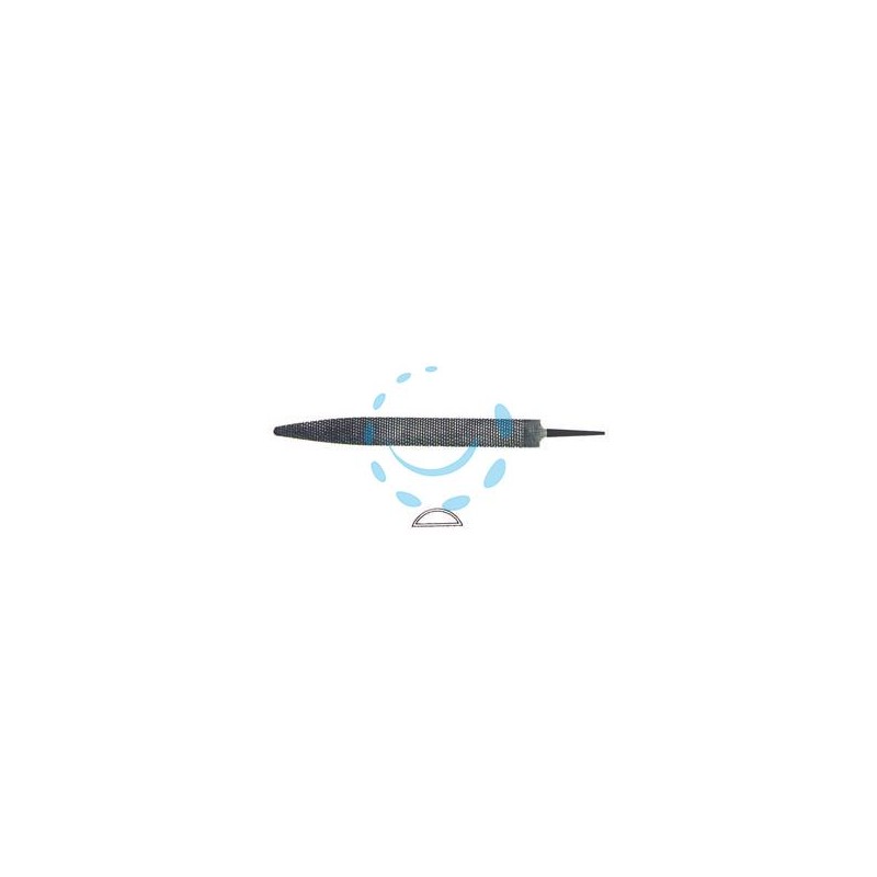 RASPE MEZZE TONDE TAGLIO BASTARDO - 8" mm.200 taglio bastardo