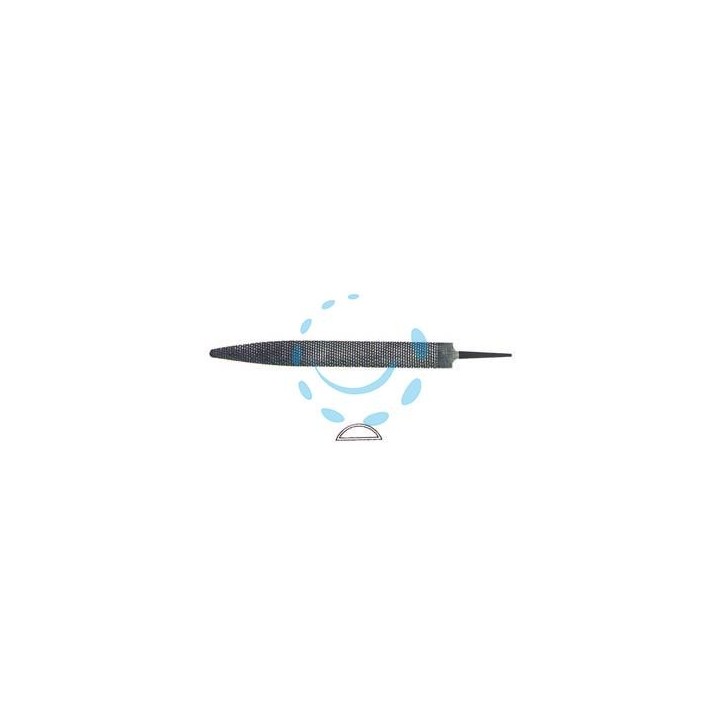 RASPE MEZZE TONDE TAGLIO BASTARDO - 8" mm.200 taglio bastardo
