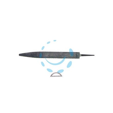 RASPE MEZZE TONDE TAGLIO BASTARDO - 10" mm.250 taglio bastardo