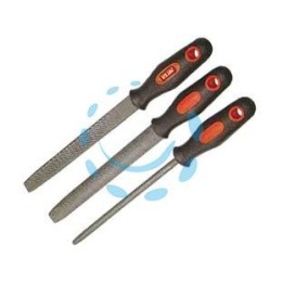 RASPE IN ACCIAIO CON MANICO IN SERIE 3 PEZZI 