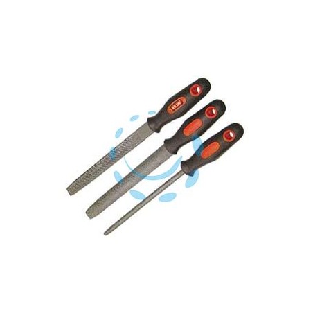 RASPE IN ACCIAIO CON MANICO IN SERIE 3 PEZZI 