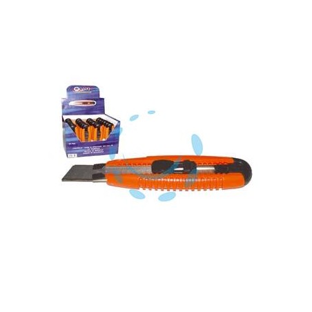 CUTTER GRANDE CON GUIDA IN METALLO IMPUGNATURA DRITTA LAMA MM.18 