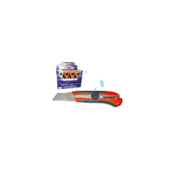 CUTTER PROFESSIONALE CON BLOCCAGGIO A ROTELLA LAMA MM.25 