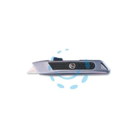 COLTELLO CON LAMA TRAPEZIOIDALE AUTORETRATTILE - mm.150x20x40h.