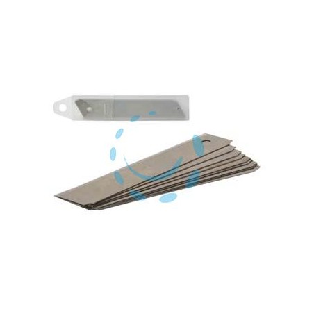 LAME DI RICAMBIO PER CUTTER - mm.9 in astuccio da 10 pz.