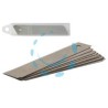 LAME DI RICAMBIO PER CUTTER - mm.18 in con astuccio da 10 pz.