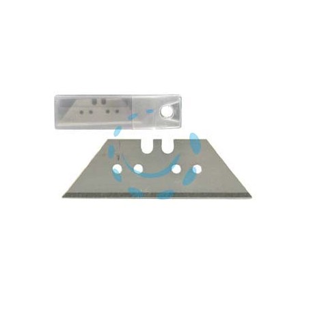 LAME RICAMBIO A TRAPEZIO GRANDI PER COLTELLI E RASCHIETTI - mm.60x19 in astuccio da 10 pz