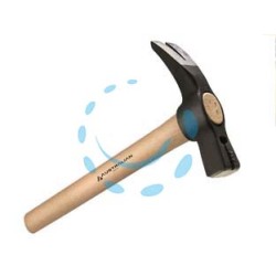 MARTELLO CARPENTIERE CON MANICO IN LEGNO - gr.250 - manico mm.450