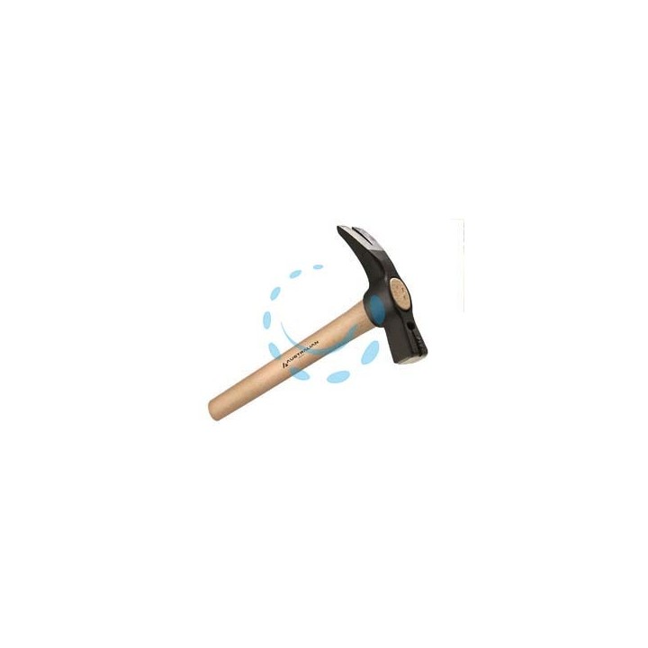 MARTELLO CARPENTIERE CON MANICO IN LEGNO - gr.400 - manico mm.450