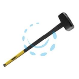 MAZZA A COPPIA CON MANICO IN FIBRA DI VETRO - kg.5 - manico mm.915
