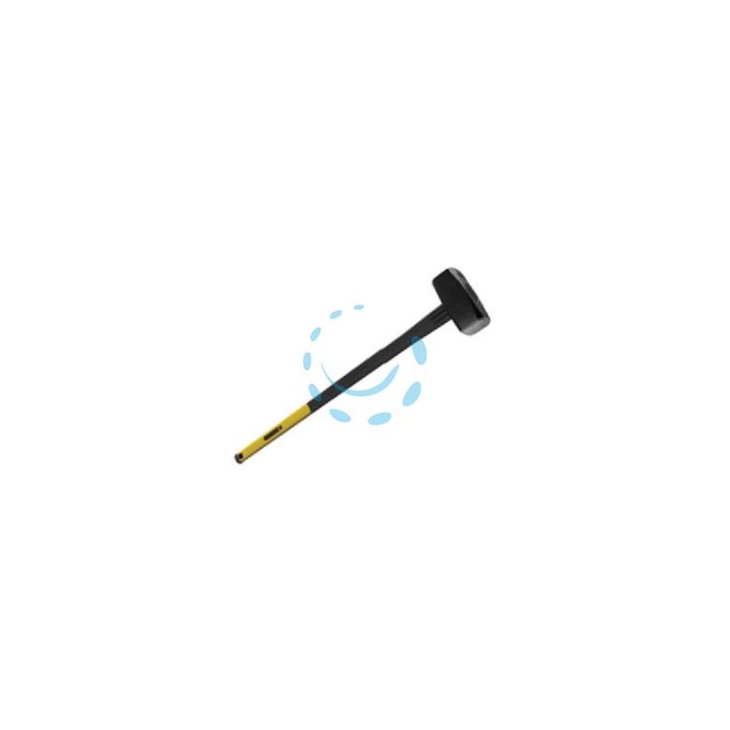MAZZA A COPPIA CON MANICO IN FIBRA DI VETRO - kg.5 - manico mm.915