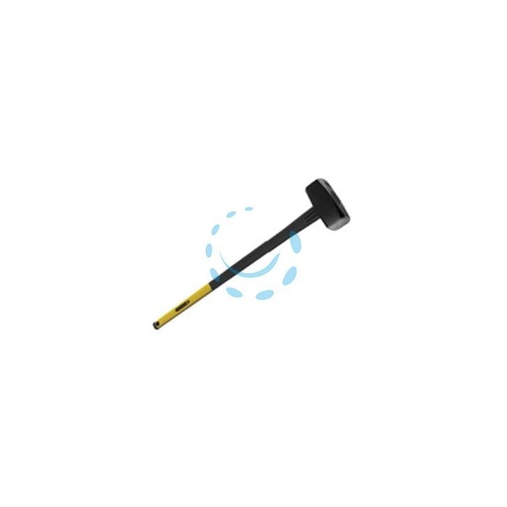 MAZZA A COPPIA CON MANICO IN FIBRA DI VETRO - kg.5 - manico mm.915