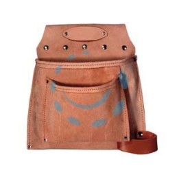BORSA DA CARPENTIERE 2 TASCHE CON PORTAMARTELLO - cm.29x27h.