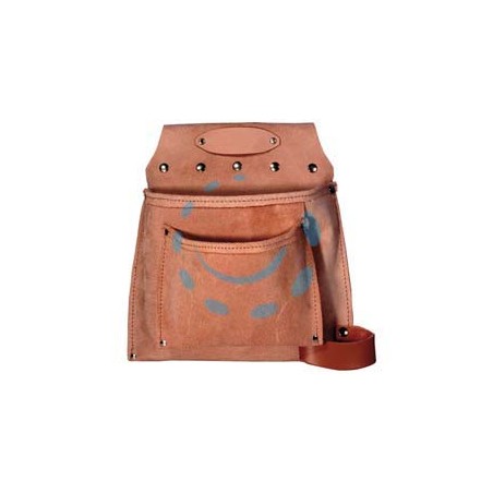 BORSA DA CARPENTIERE 2 TASCHE CON PORTAMARTELLO - cm.29x27h.
